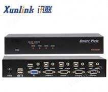 SV1004UA桌面4口支持USB2.0,音频切换器