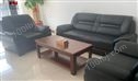 【南荣家具】沙发NR-F602西皮中式3+1办公沙发茶几组合商务接待沙发办公室会客室